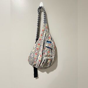 Kavu Floral Rope Sling Backpack Bag
